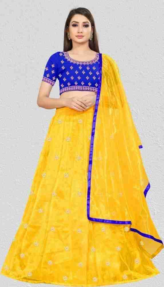 RUDKI ENTERPRISE Embroidered Semi Stitched Lehenga Choli Buy