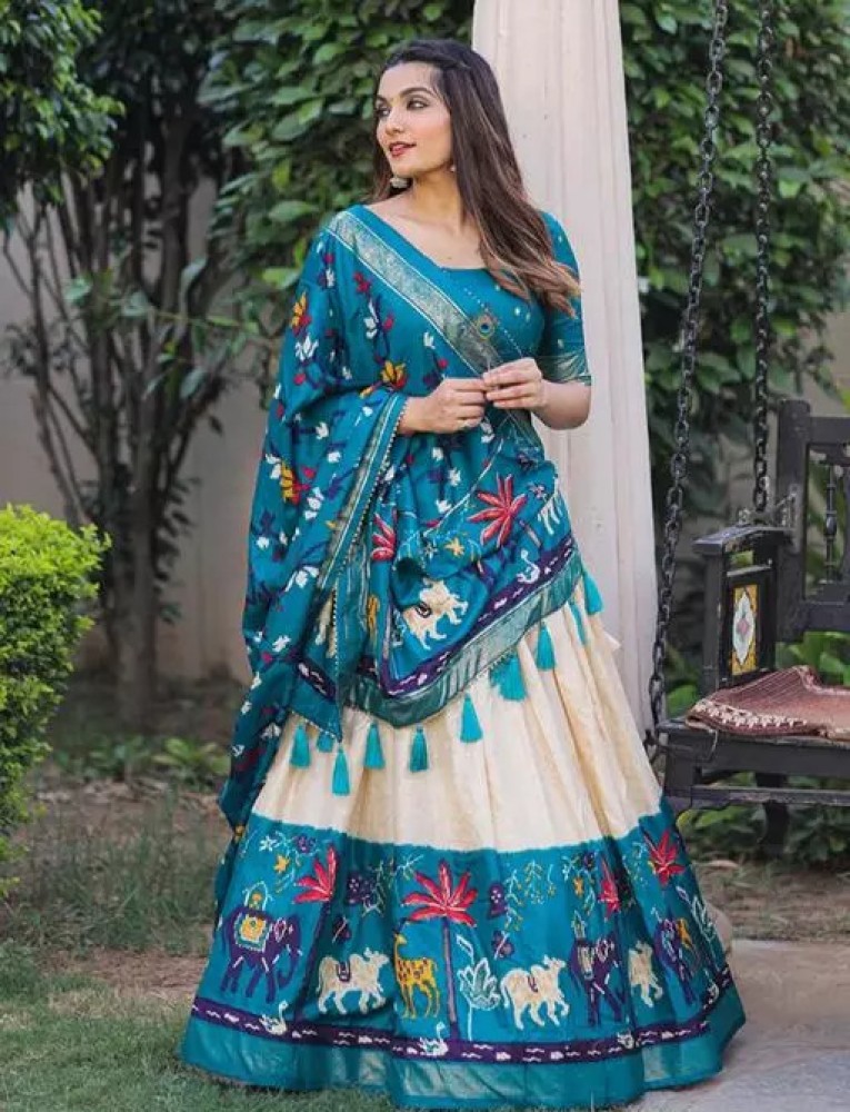 Flipkart hotsell silk lehenga