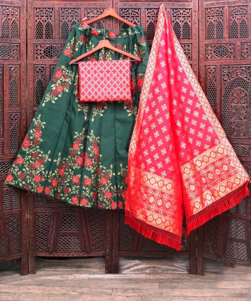 Silk hot sale lehenga flipkart