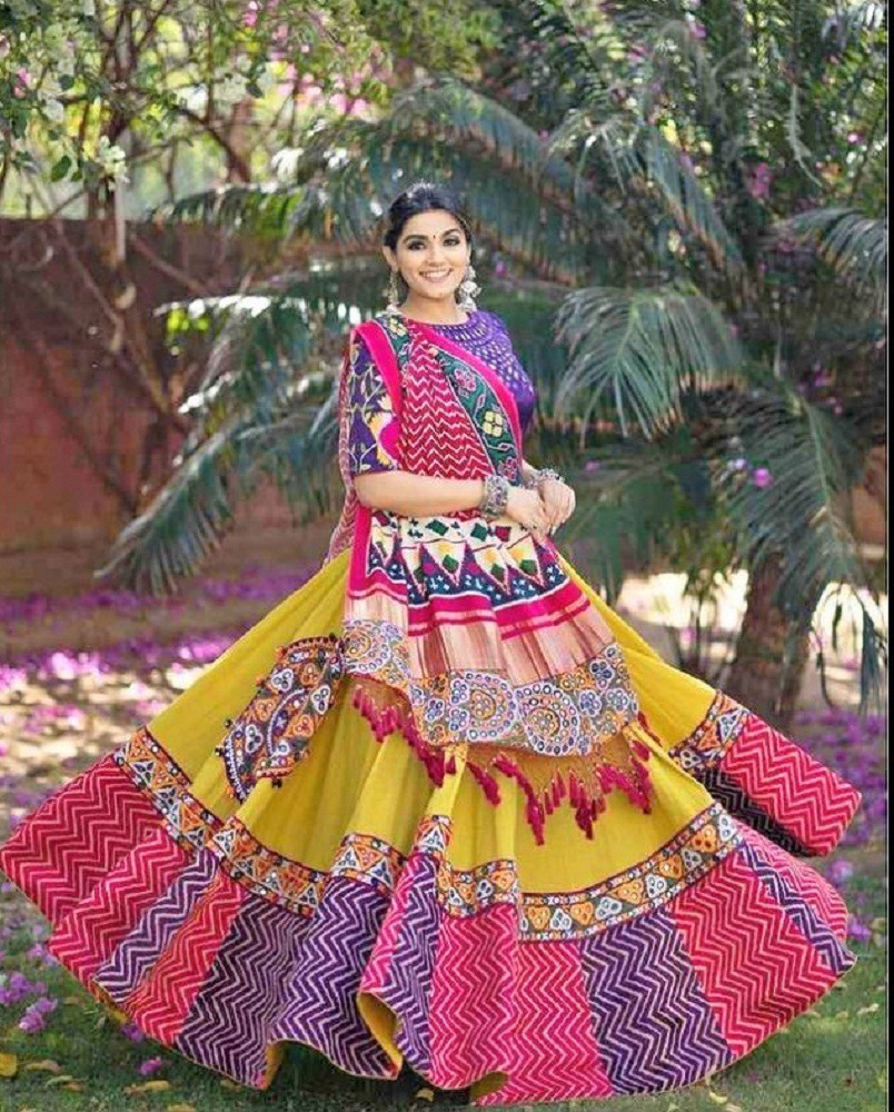 Khodal Textile Embroidered Geometric Print Semi Stitched Lehenga Choli Buy Khodal Textile Embroidered Geometric Print Semi Stitched Lehenga Choli Online at Best Prices in India Flipkart