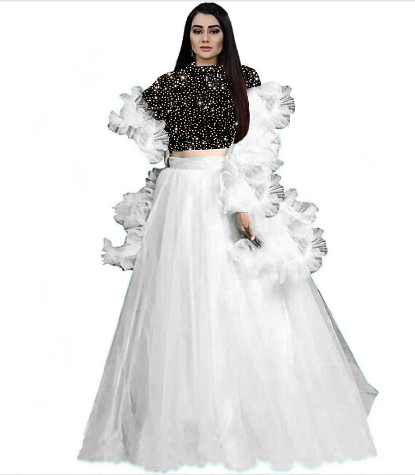 White lehenga flipkart new arrivals
