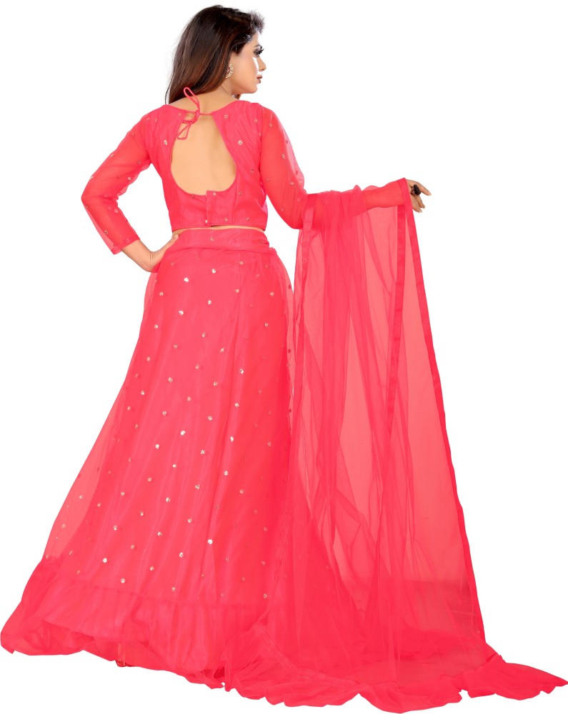 Net hot sale lehenga flipkart