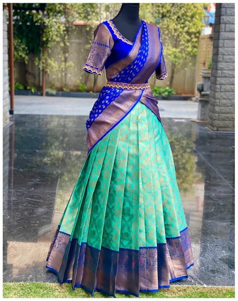 Lehenga saree with self flipkart sale