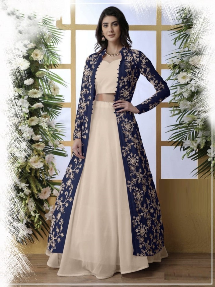 JASHVI fashion Embroidered Stitched Lehenga with Jacket Buy