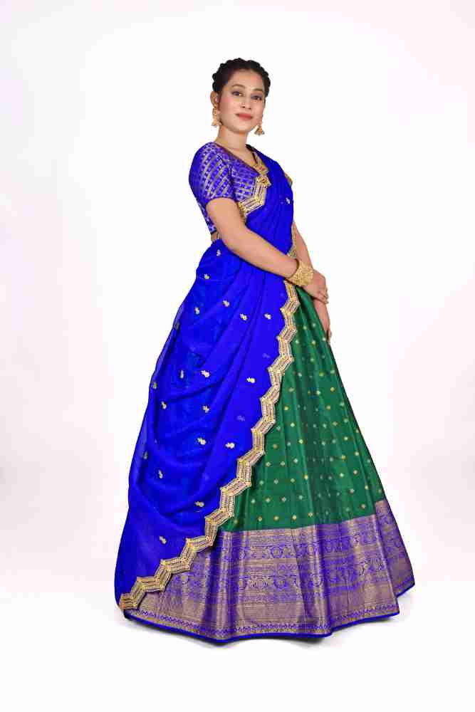 Lehenga half saree in on sale flipkart