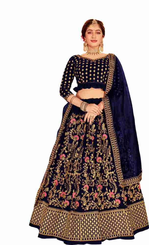 Velvet lehenga choli flipkart clearance
