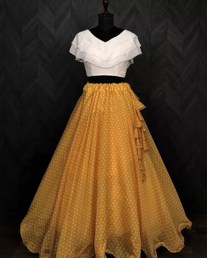 Crop tops lehenga online flipkart clearance