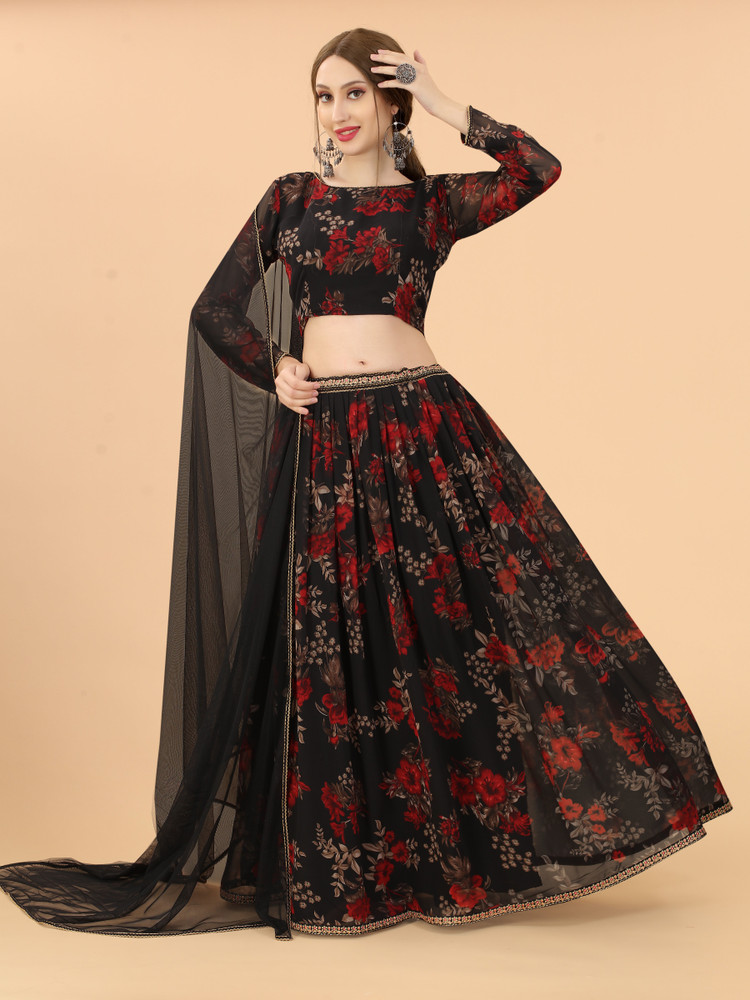 Floral lehenga flipkart cheap