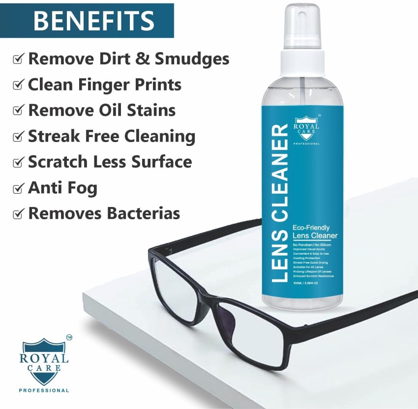 ROYAL CARE PROFESSIONAL Lens Scratch Remover,100ML Repair Lens Glass  Grinding Scratch,Glasses Cleaner Spray for Sunglasses Screen Cleaner Rs.74  @