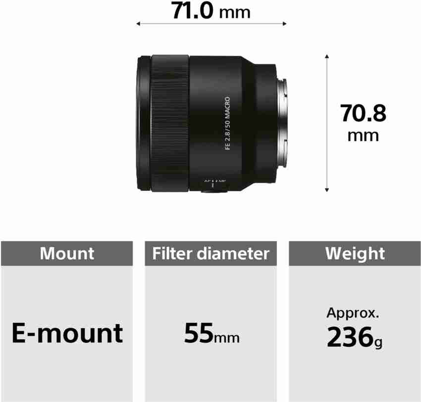 SONY SEL50M28 Standard Prime Lens - SONY : Flipkart.com