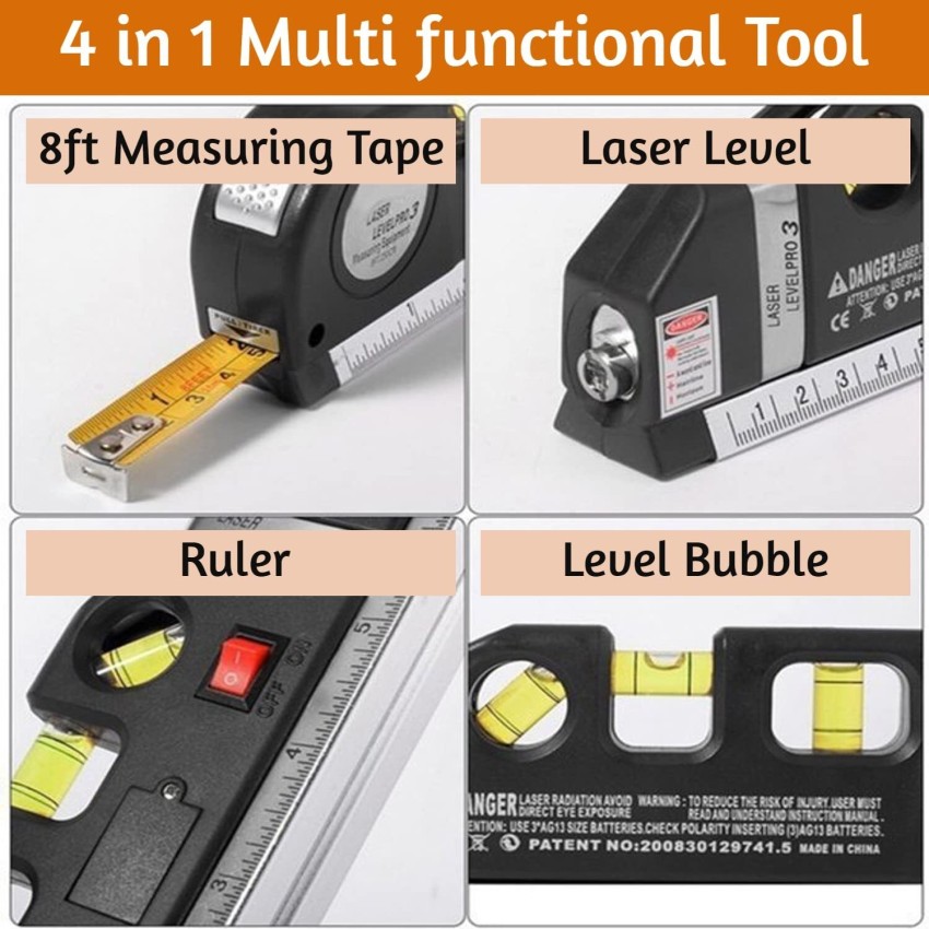 Laser measuring and on sale level tool