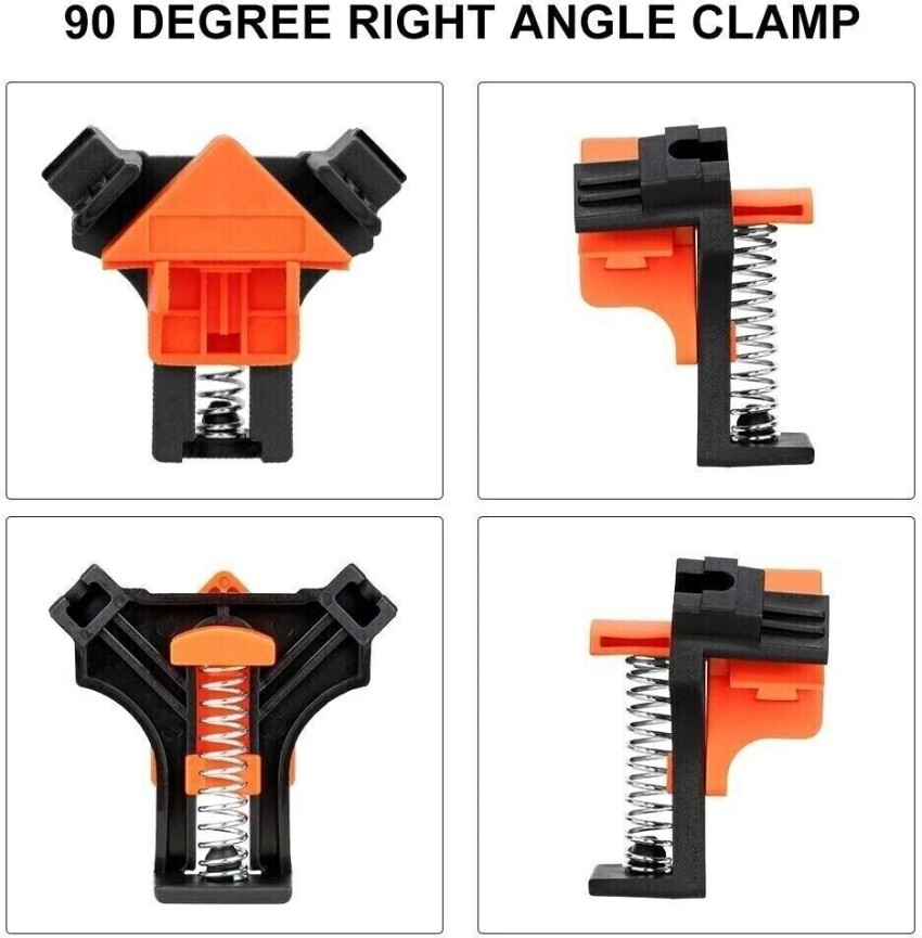 4pcs Woodworking 90 Degree Right Angle Clamp