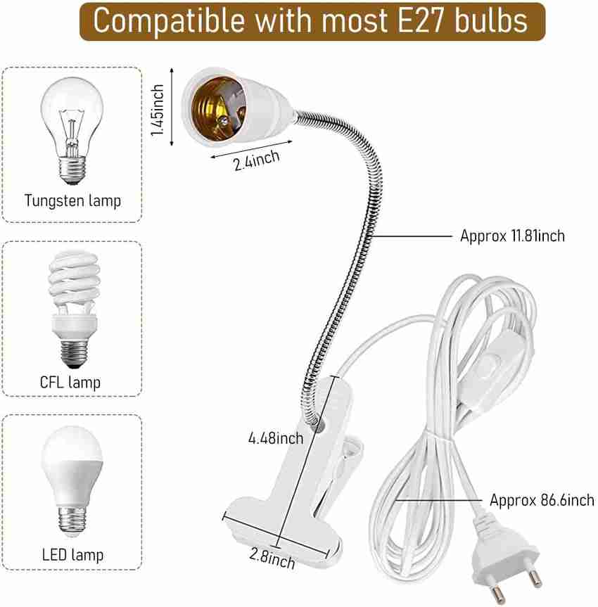 Clip on bulb holder hotsell
