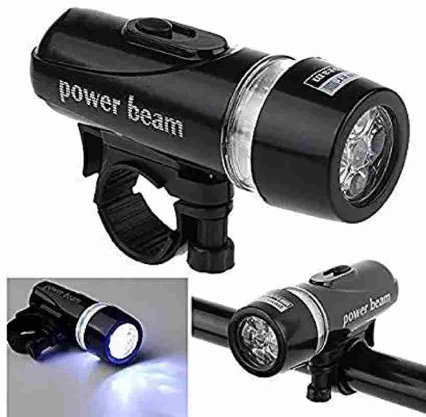 TOPGADGETS Power Beam Bicycle Bike Safety Warning front Light LED