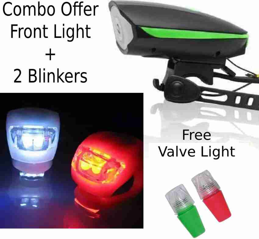 Front and rear bike light set discount