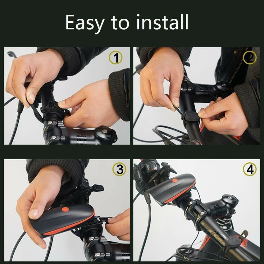ShopiMoz 2 in 1 Rechargeable Cycle Light 3 Modes Cycle Light