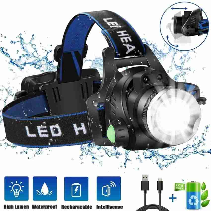 RMG Traders Rechargeable Head Flashlight LED Water Resistant For Fishing LED  Headlamp LED Headlamp - Buy RMG Traders Rechargeable Head Flashlight LED  Water Resistant For Fishing LED Headlamp LED Headlamp Online at
