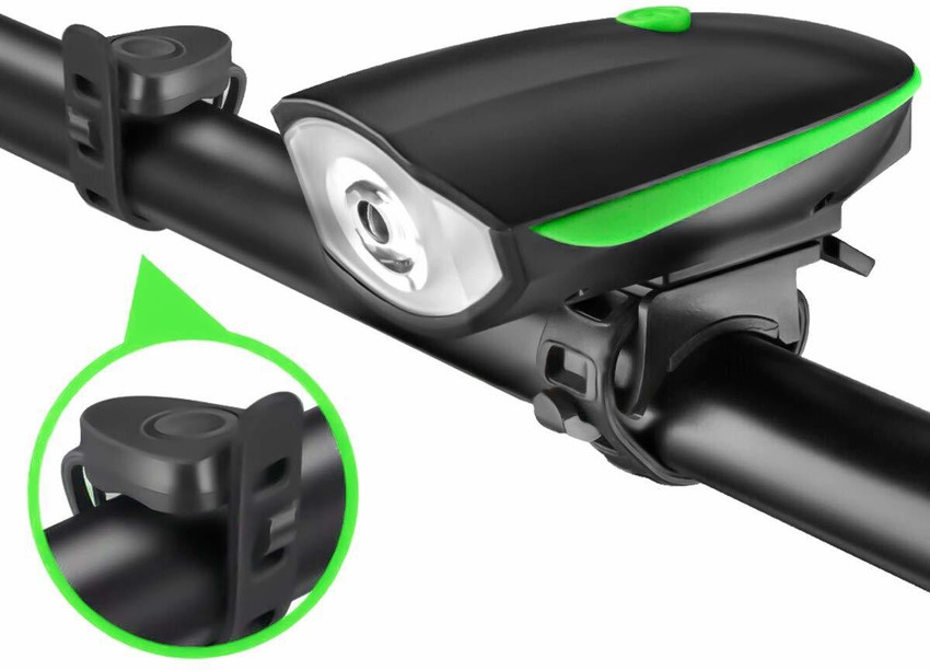 Strauss Rechargeable Cycle Light And Horn Cycle Horn Bicycle Headlight LED Front Light