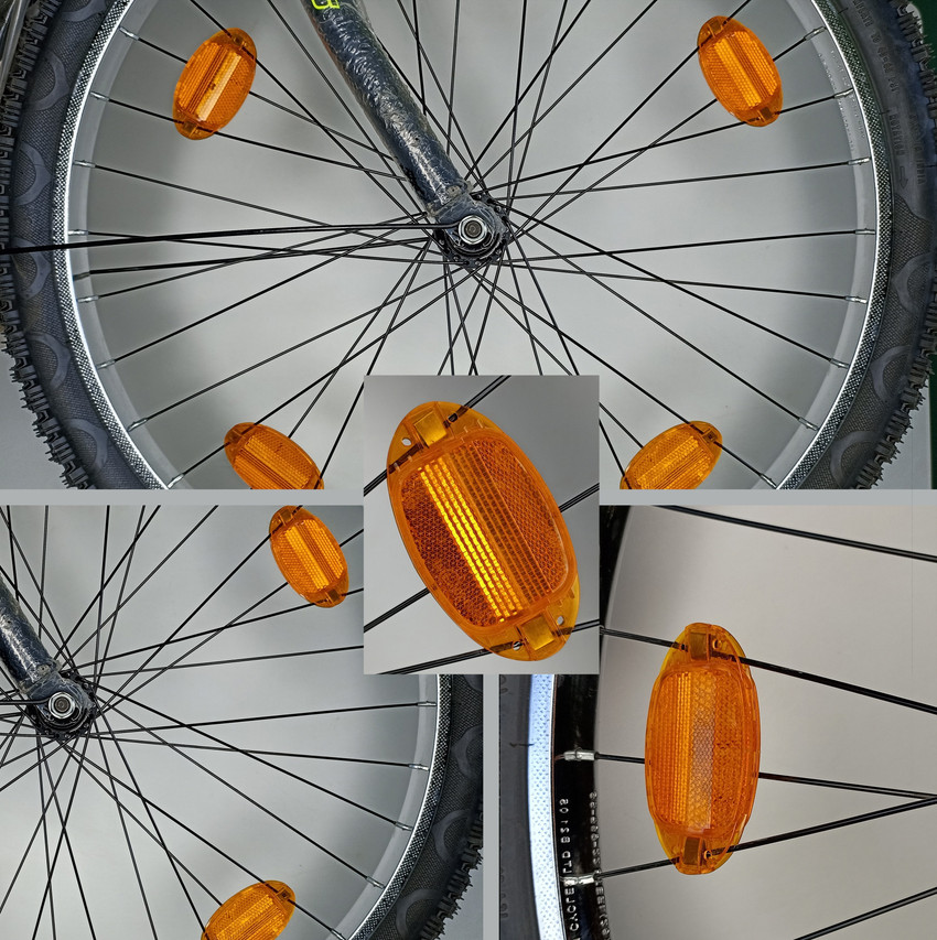 De Venta Bicycle Reflector Light Set 4pcs Krypton Wheel Reflectors