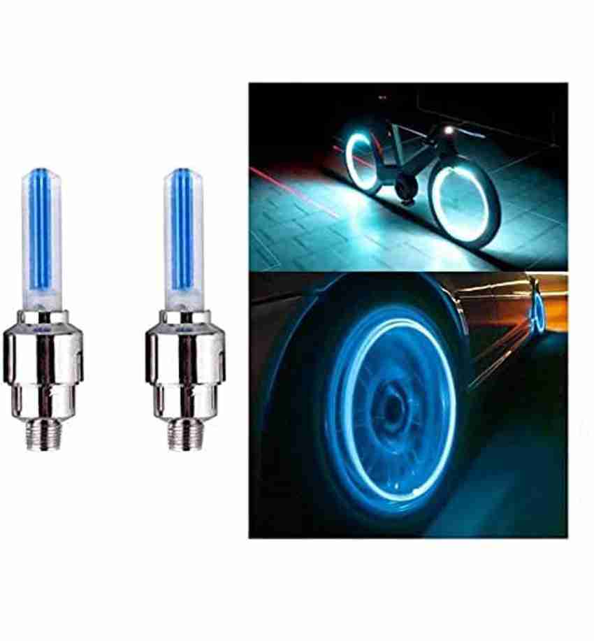 Online Experts Multicolors Wheel Valve Cap Cycle Tyre LED Light