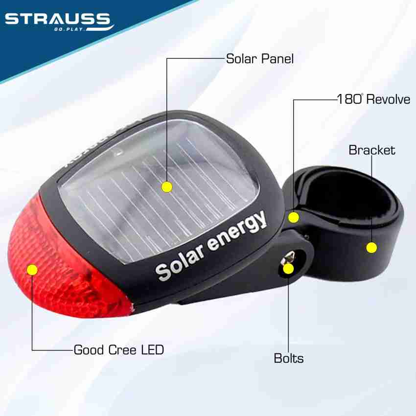 Strauss Bicycle Solar Tail Light Cycle Light Cycle Back Light