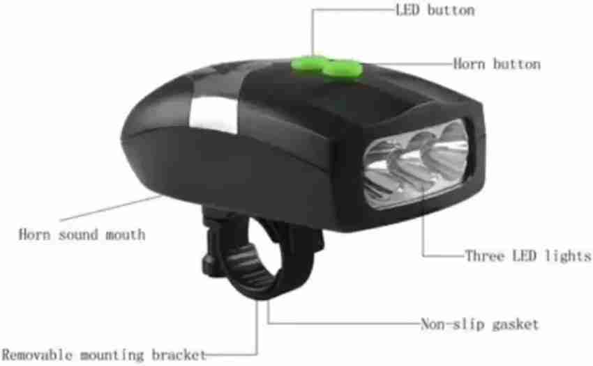 Rebound 3 Mode Bicycle Light Horn Set LED with tyre Valve Light
