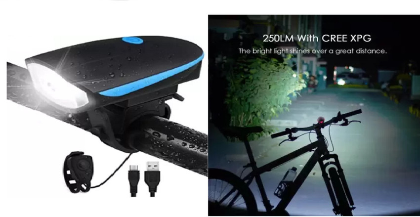 Bike light on sale and horn combo