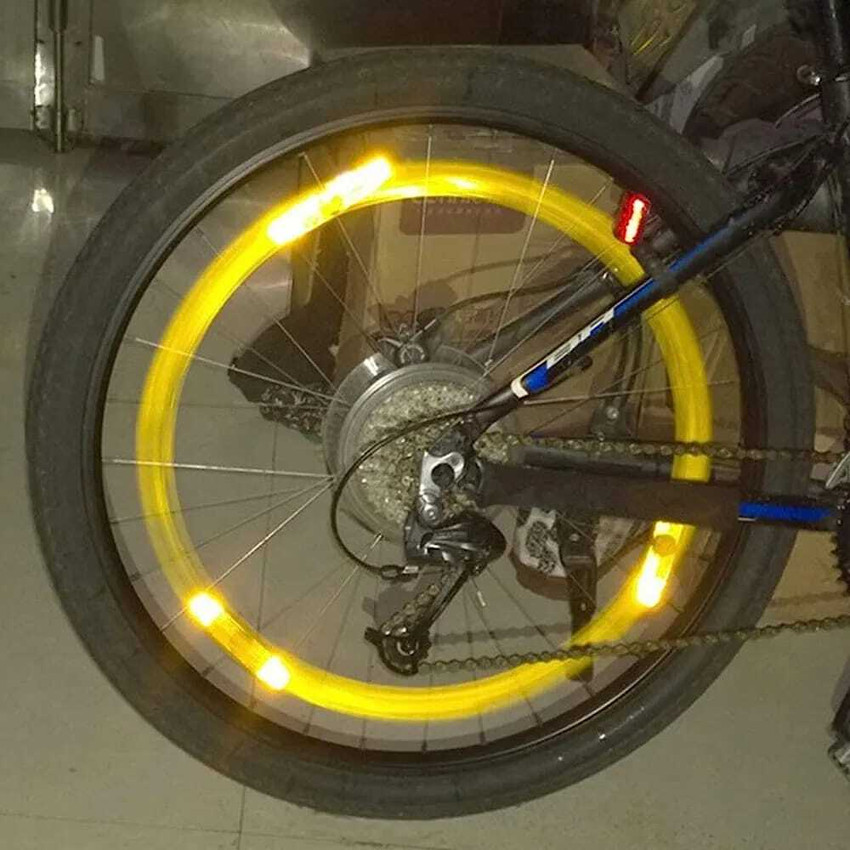 Newton Cycle Reflector Light Set of 6 Pcs LED Front Rear Light
