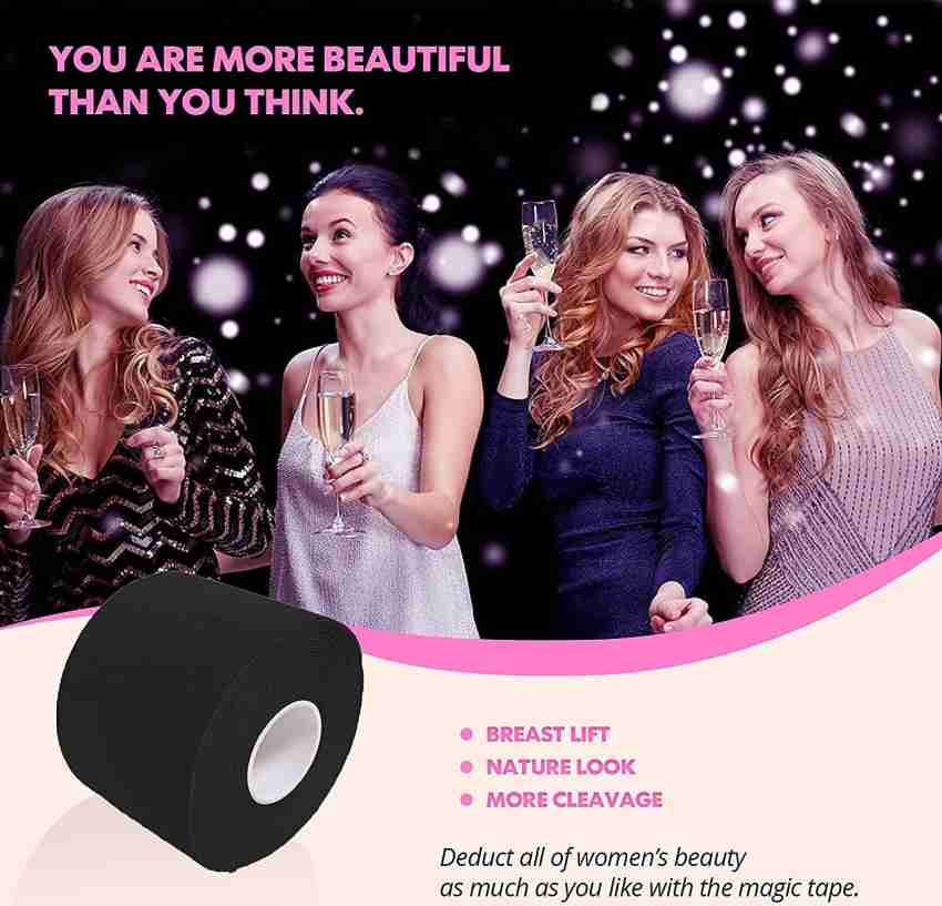 Coinfinitive Breast Lift Tape Strapless Breast Push Up Tape, Bra