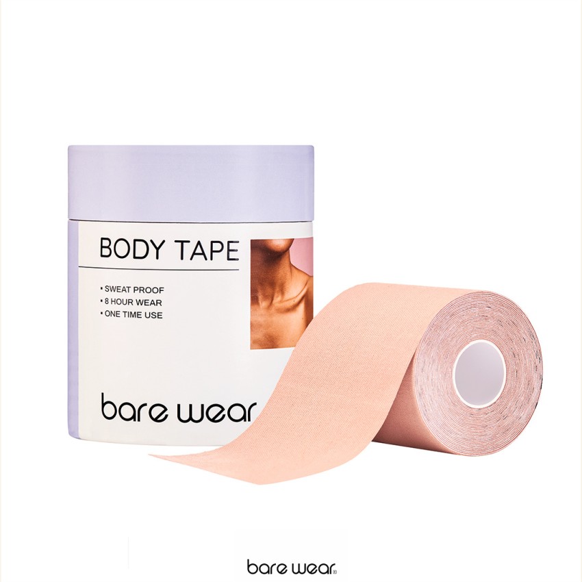 bare wear Body Tape 5m 7.5 cm (Skin Colour) Disposable Lingerie