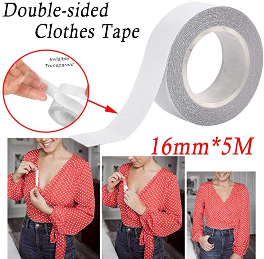Rinpoche Women's BodyTape Double Sided Clothing Tape Clear
