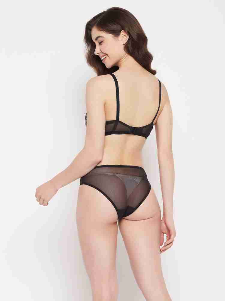 Buy Black Lingerie Sets for Women by Clovia Online