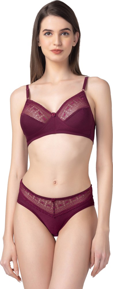 Buy online Lace Detailed Bras And Panty Set from lingerie for Women by  N-gal for ₹500 at 50% off