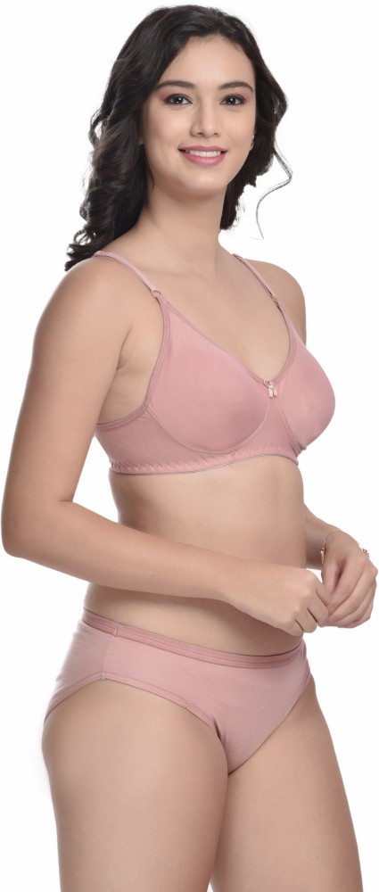Buy Nivcy Small Women Bra Panty Set Dark Pink Online at Best