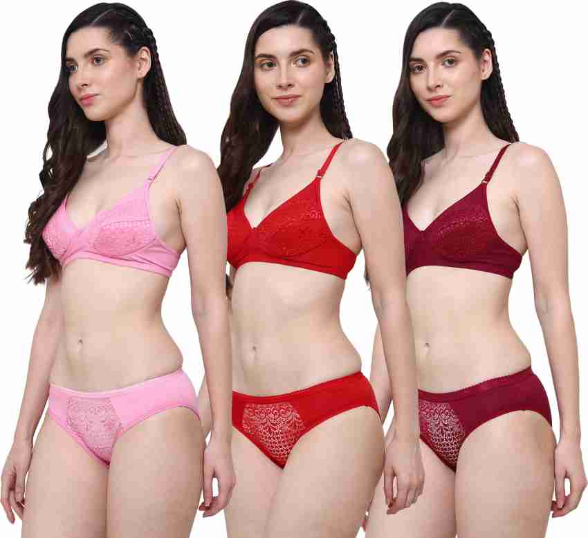 Buy Women's Lingerie Sets Maroon Colour Pack of 1 Online In India At  Discounted Prices