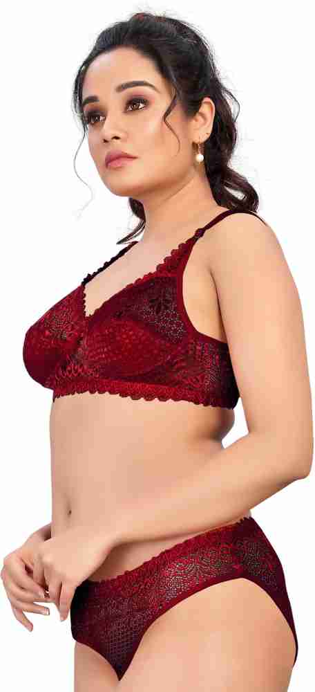 Buy CONTEX MEDIA® Polycotton Lingerie Set Bra and Panty Set for