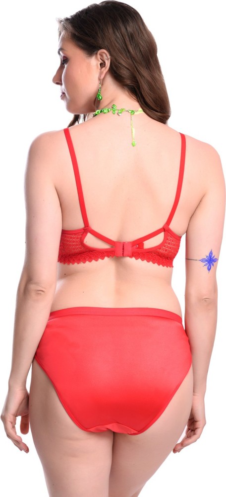 Buy PIBU -Women Cotton Bra Panty Set for Lingerie Set ( Pack of 1