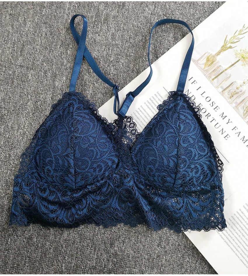 Prettysecrets 40b Navy Blue Lingerie Set - Get Best Price from  Manufacturers & Suppliers in India