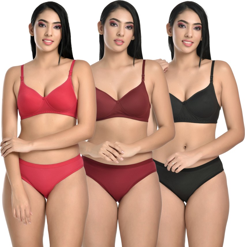  Sodopo Women's Sexy Lingerie Sets Plus Size Hanging Neck V-Neck Push  Up Bra and Lightweight Thongs Panty for Ladies 2-Pieces: Clothing, Shoes &  Jewelry