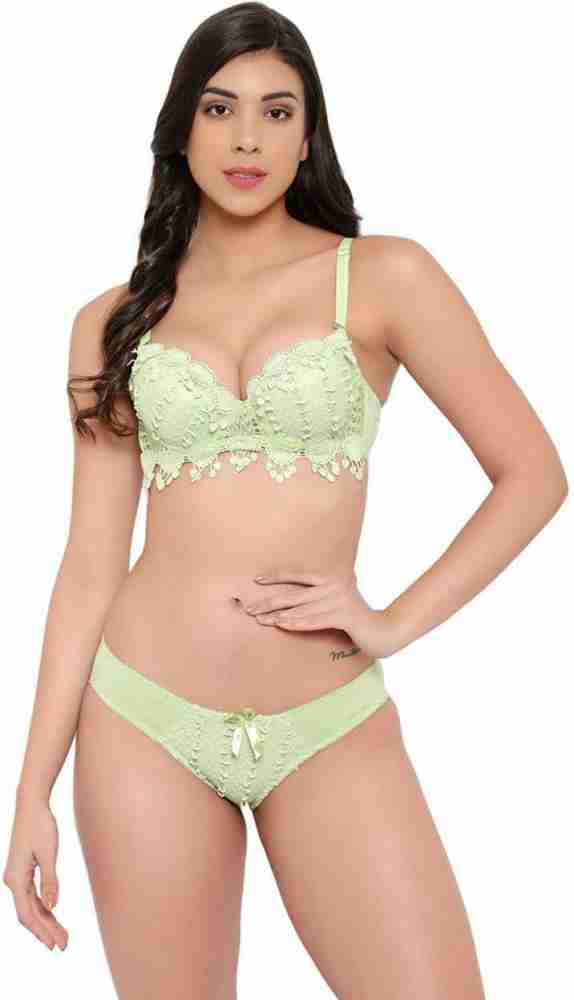 Green Bra and Panty Set