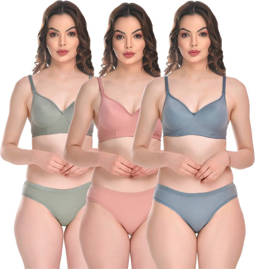 Buy Stylish Cotton Blend Bra and Panty Set For Women Online In India At  Discounted Prices