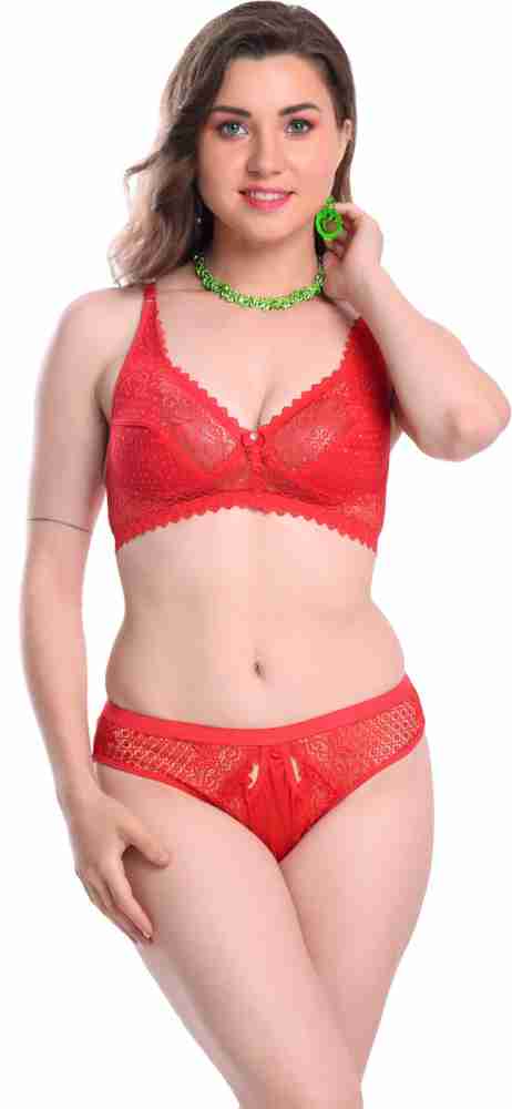 Buy Aamarsh -Women Net Bra Panty Set for Lingerie Set ( Pack of 1