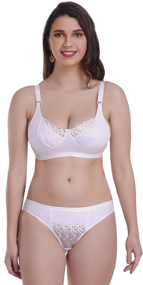 Buy White Bra and Panty Online In India -  India