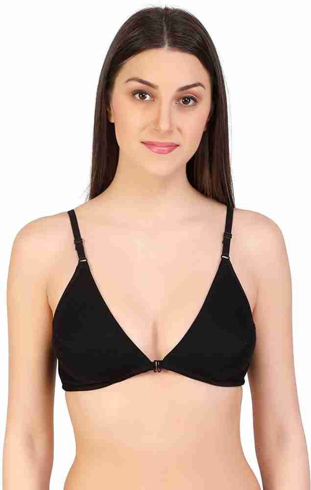 YOUR FIRSTCHOICE Women's Cotton Non Padded Non Wired Feeding Bra