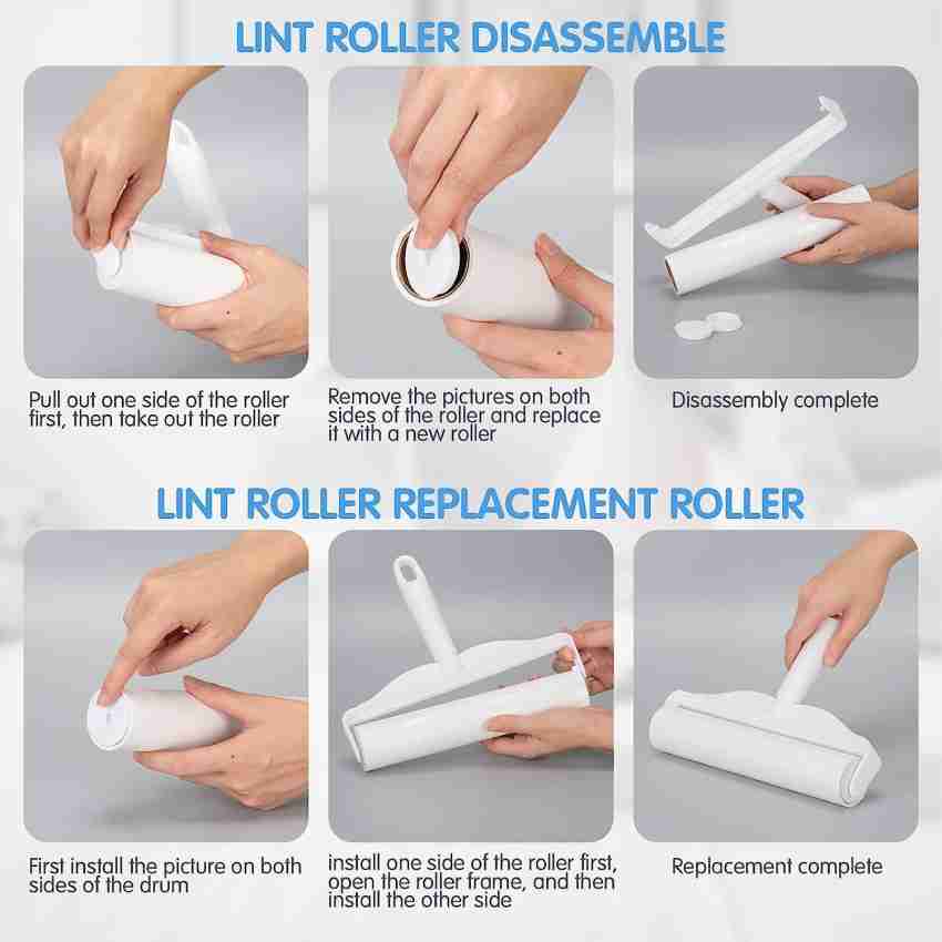 Royalkart 1 Lint Roller With 3 Refills (180 Sheets) Pets Hair Remover,  Carpet Cleaner Lint Roller Price in India - Buy Royalkart 1 Lint Roller  With 3 Refills (180 Sheets) Pets Hair