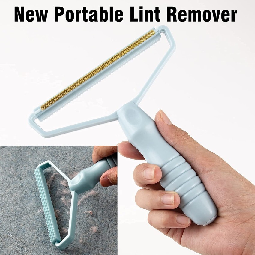  Portable Lint Remover for Clothes, Manual Lint Roller