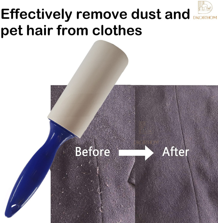 DKOR HOM Mini Pocket Size Pet Hair Remover for Clothes Furniture Sofa Laundry Lint Roller