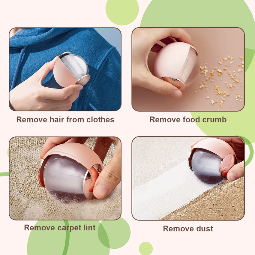 HANNEA Lint Remover Ball Portable Lint Remove Roller Ball Pet Hair