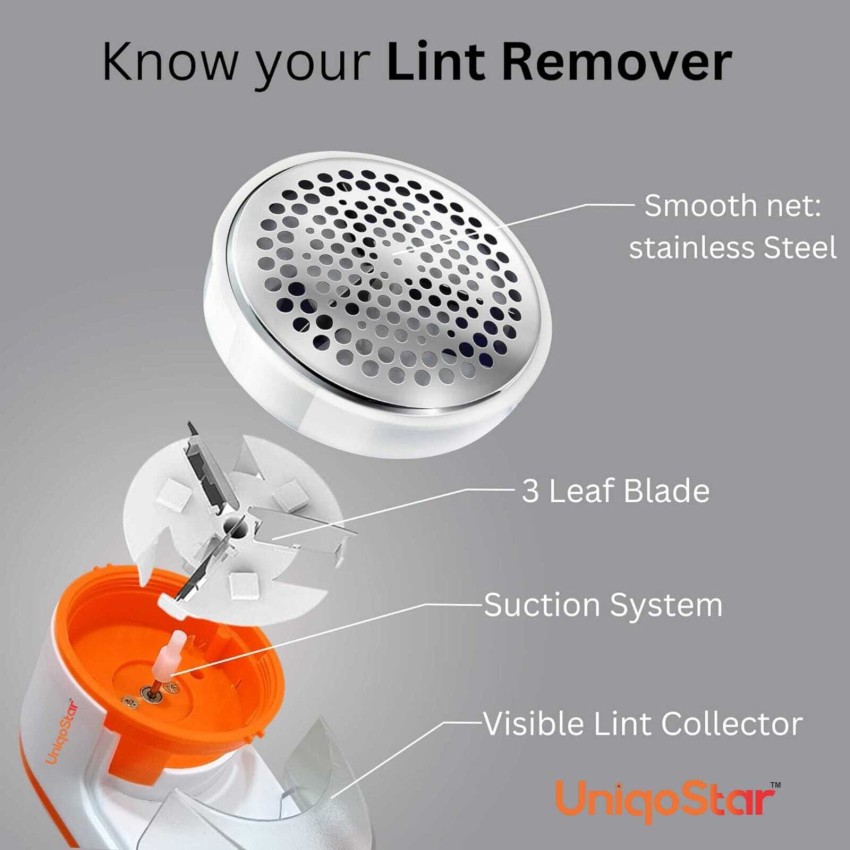 UNIQOSTAR AR-0024 Lint Remover, Fabric Shaver, Tint & Dust Remover