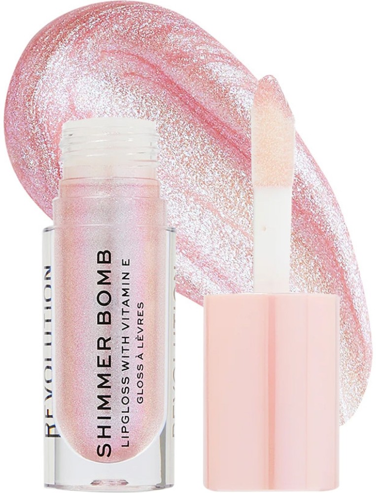 Makeup Revolution Shimmer Bomb Lip Gloss, Shimmery Finish Lip Tint Infused  With Vitamin E - Price in India, Buy Makeup Revolution Shimmer Bomb Lip  Gloss, Shimmery Finish Lip Tint Infused With Vitamin
